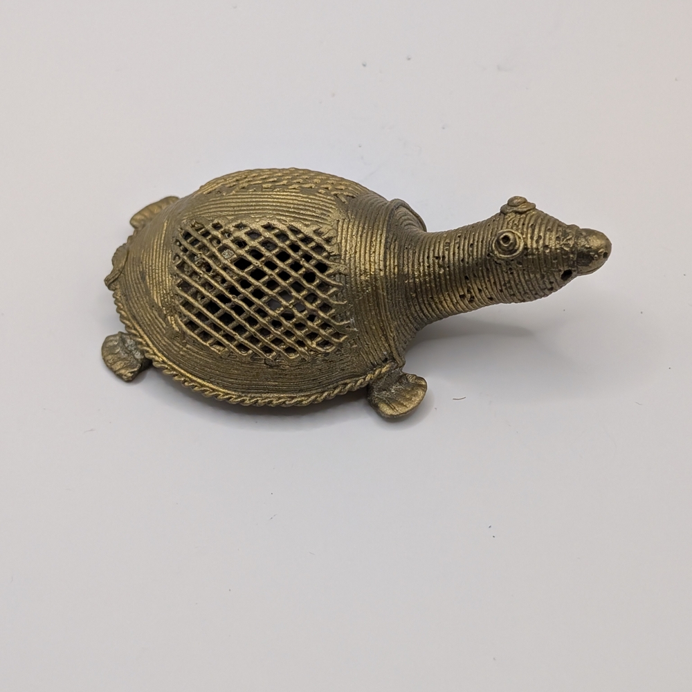 Brass Turtle Figurine